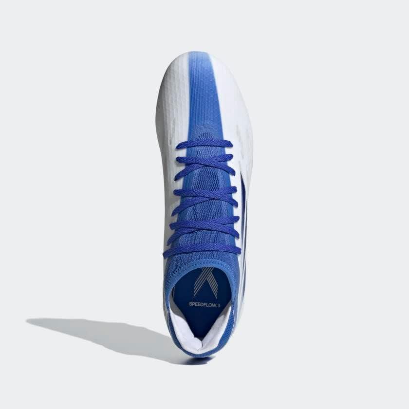 imageadidas UnisexAdult X Speedflow Messi3 Firm Ground Soccer ShoeWhiteLegacy IndigoBlue