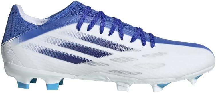 imageadidas UnisexAdult X Speedflow Messi3 Firm Ground Soccer ShoeWhiteLegacy IndigoBlue