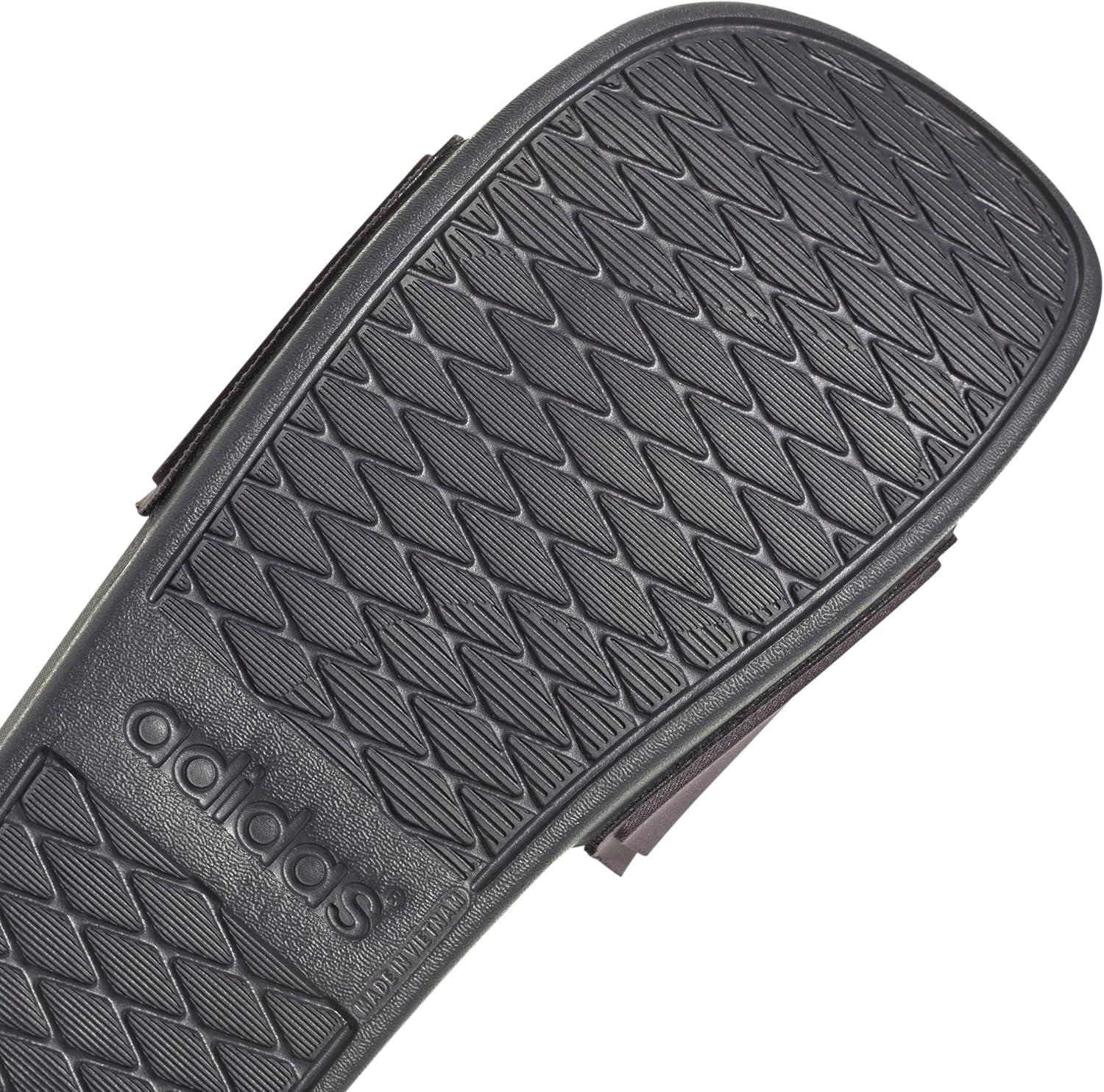 imageadidas Womens Adilette Comfort Slide SandalAurora Black Core Black Aurora Black