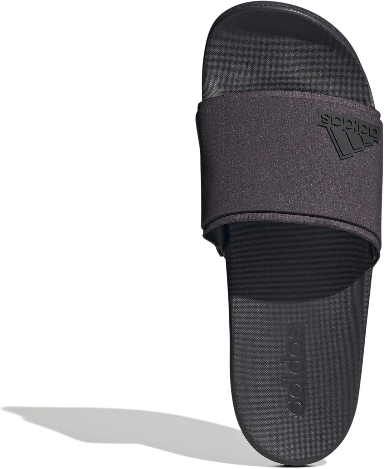imageadidas Womens Adilette Comfort Slide SandalAurora Black Core Black Aurora Black