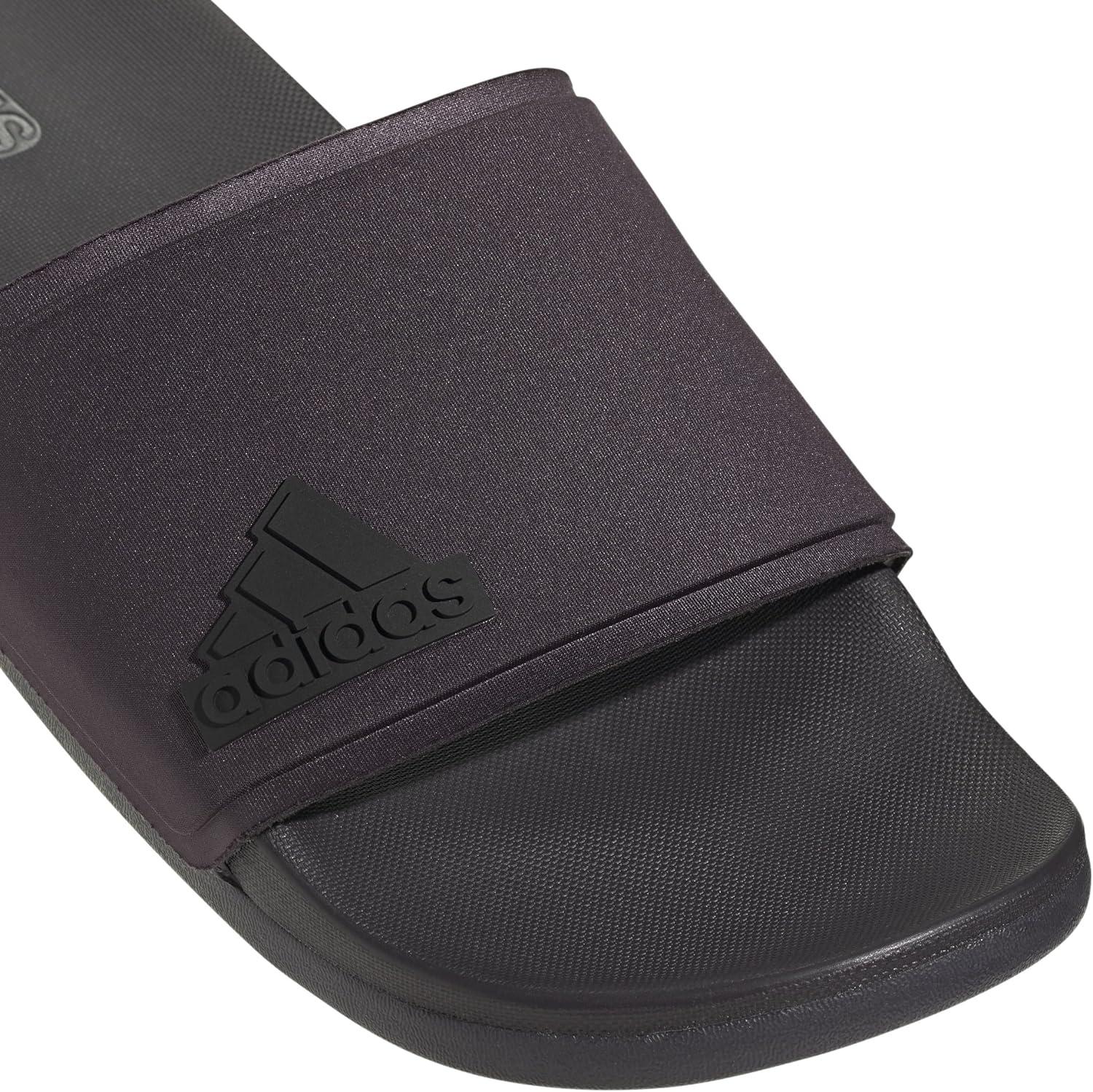imageadidas Womens Adilette Comfort Slide SandalAurora Black Core Black Aurora Black
