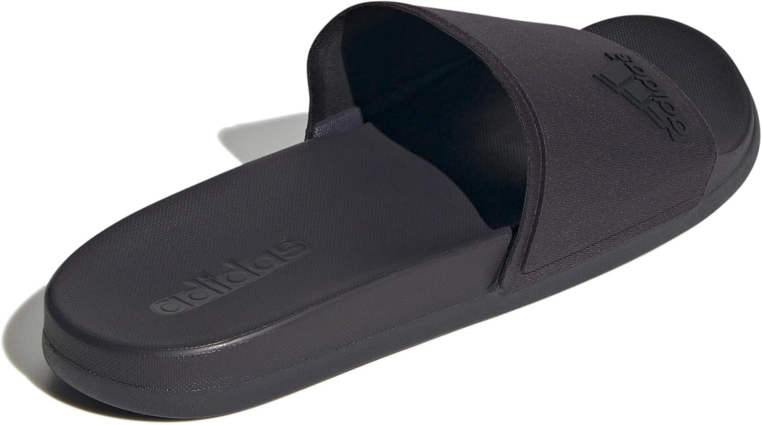imageadidas Womens Adilette Comfort Slide SandalAurora Black Core Black Aurora Black