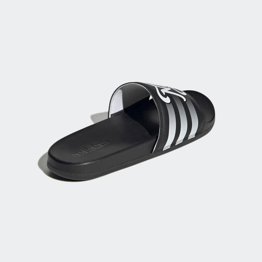 imageadidas Womens Adilette Comfort Slide SandalBlackWhiteBlack