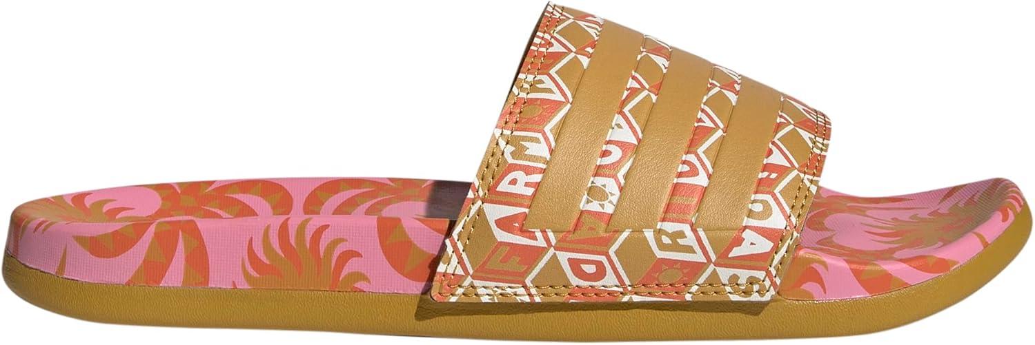 imageadidas Womens Adilette Comfort Slide SandalSemi PinkVictory GoldVictory Gold