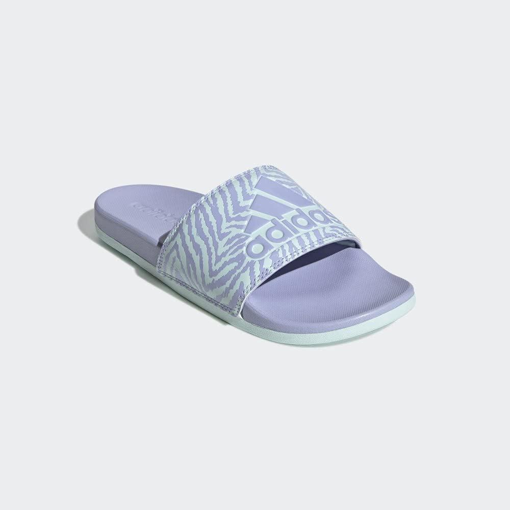 imageadidas Womens Adilette Comfort Slide SandalViolet ToneViolet ToneHalo Mint