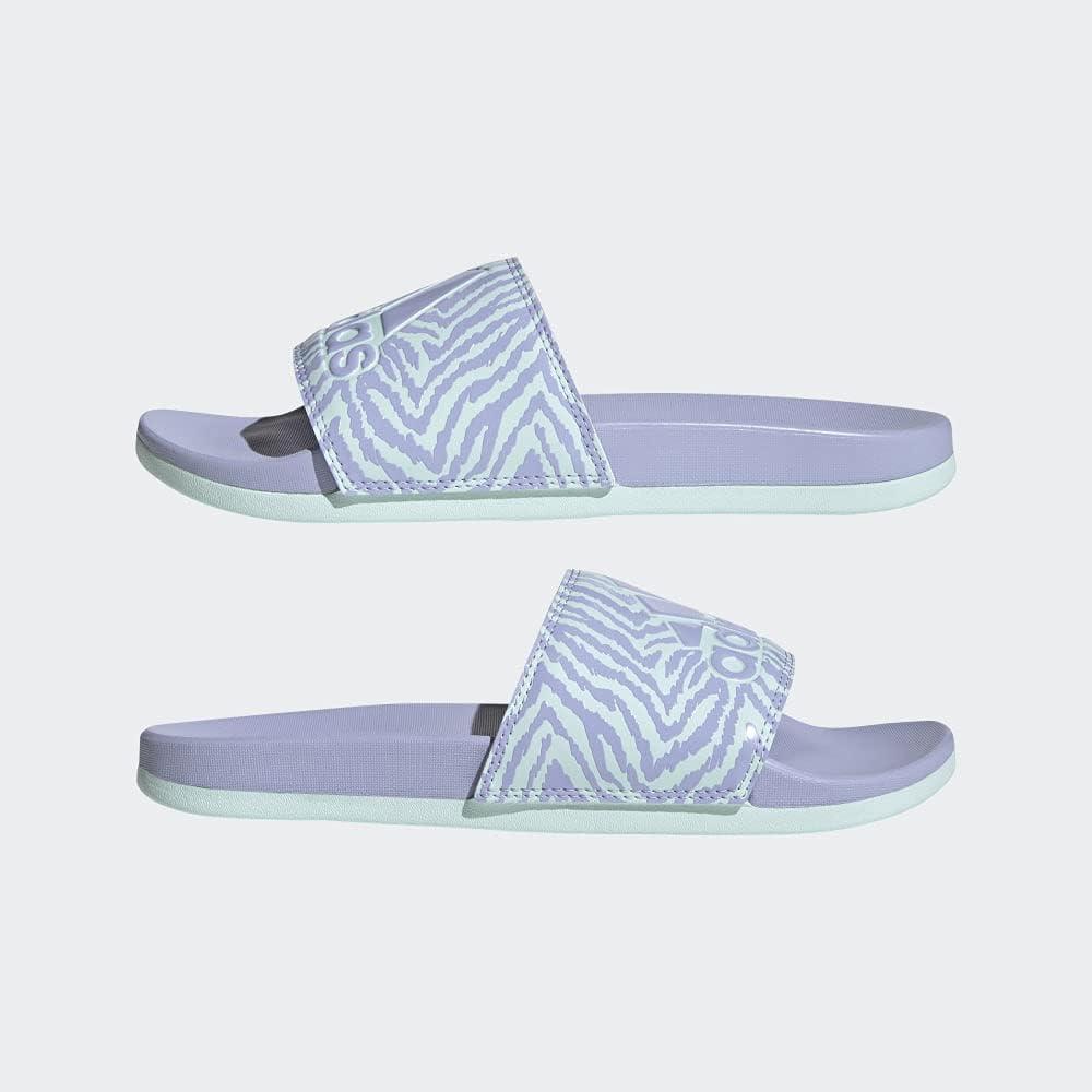 imageadidas Womens Adilette Comfort Slide SandalViolet ToneViolet ToneHalo Mint