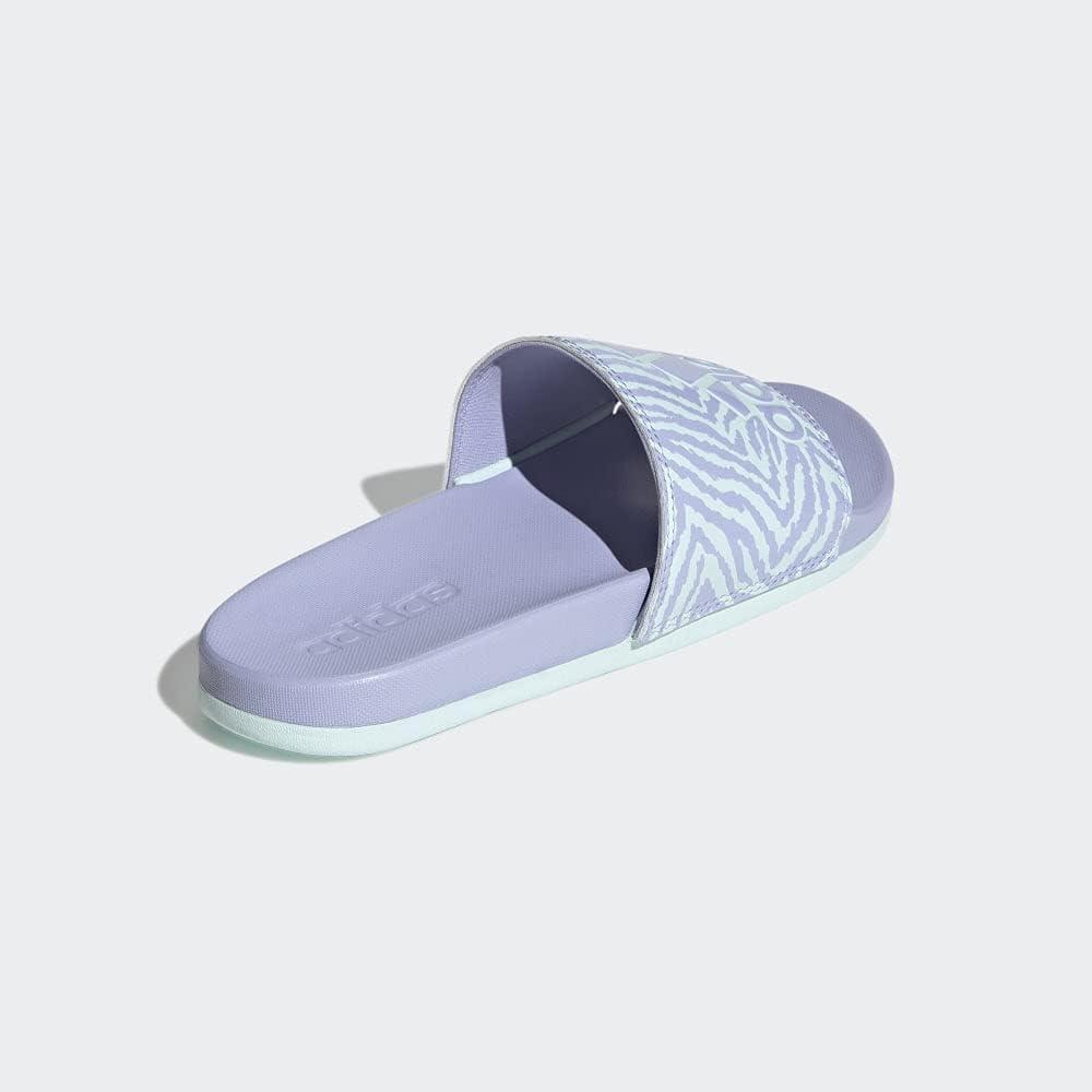 imageadidas Womens Adilette Comfort Slide SandalViolet ToneViolet ToneHalo Mint