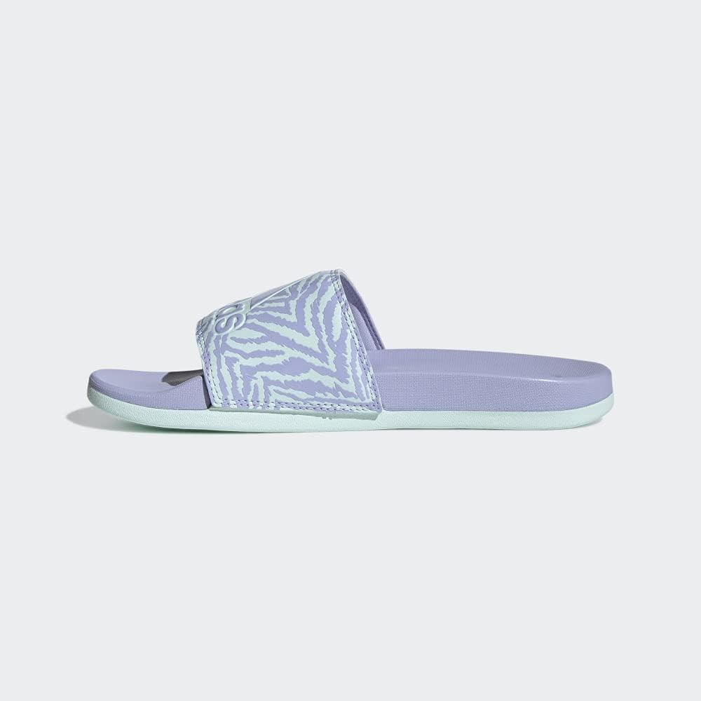 imageadidas Womens Adilette Comfort Slide SandalViolet ToneViolet ToneHalo Mint