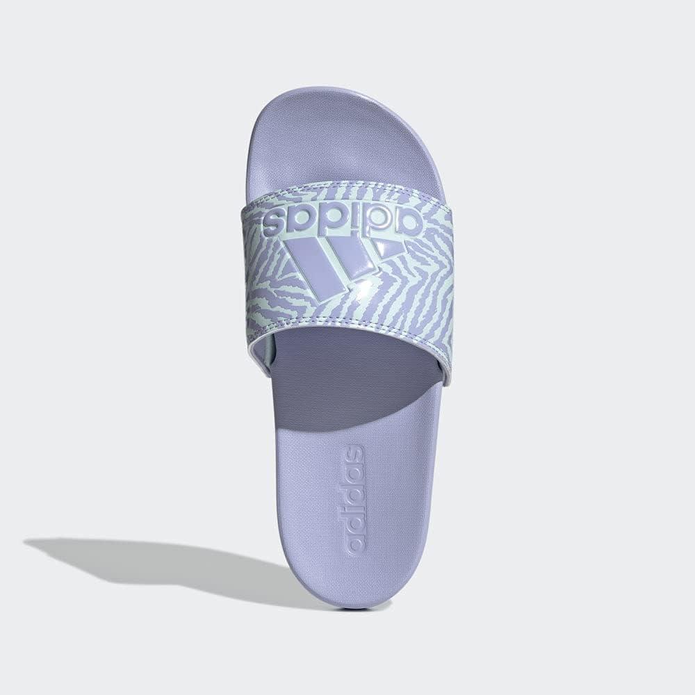 imageadidas Womens Adilette Comfort Slide SandalViolet ToneViolet ToneHalo Mint