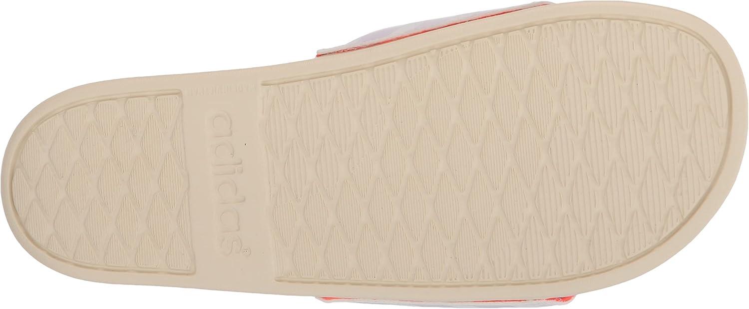 imageadidas Womens Adilette Comfort Slide SandalWhitePurple TintWonder White