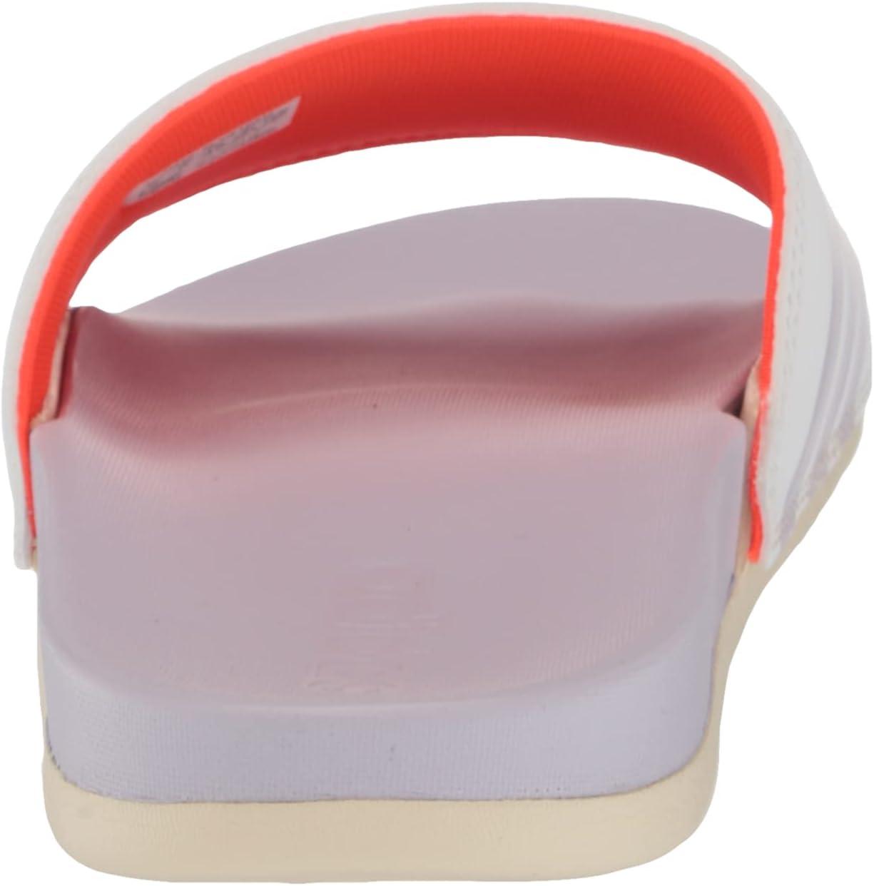 imageadidas Womens Adilette Comfort Slide SandalWhitePurple TintWonder White