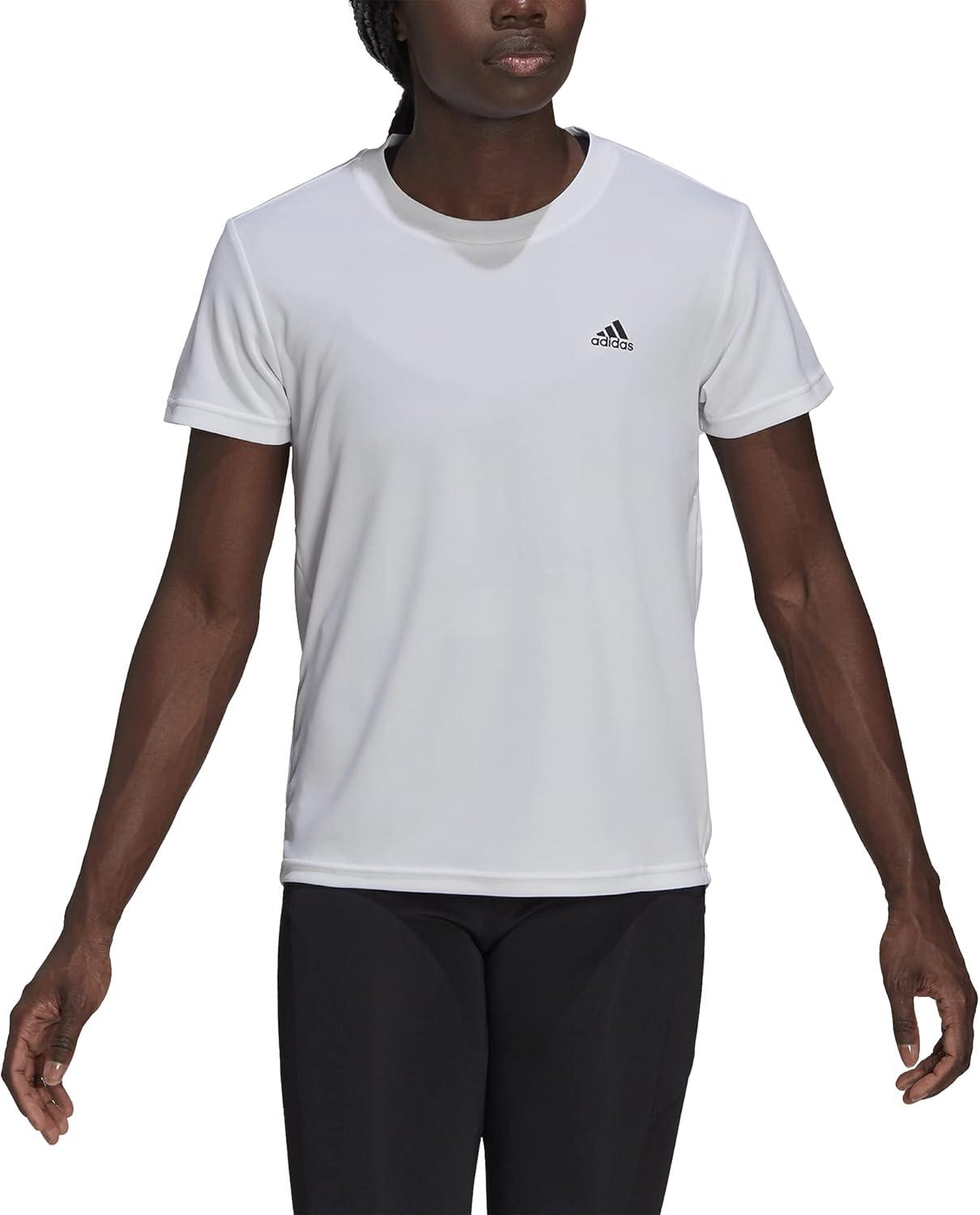 imageadidas Womens Aeroready Designed 2 Move Sport TeeWhiteBlack