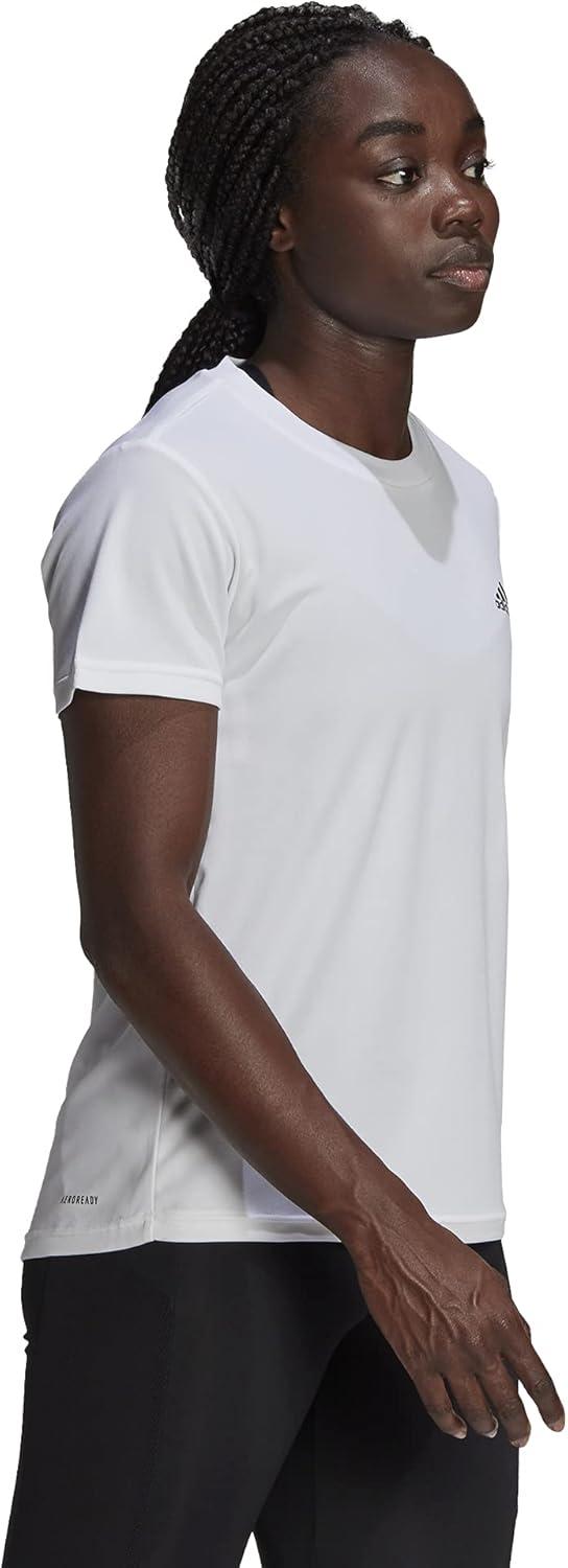 imageadidas Womens Aeroready Designed 2 Move Sport TeeWhiteBlack
