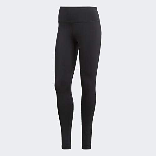 imageadidas Womens Designed 2 Move 3Stripes HighRise Long TightsBlack