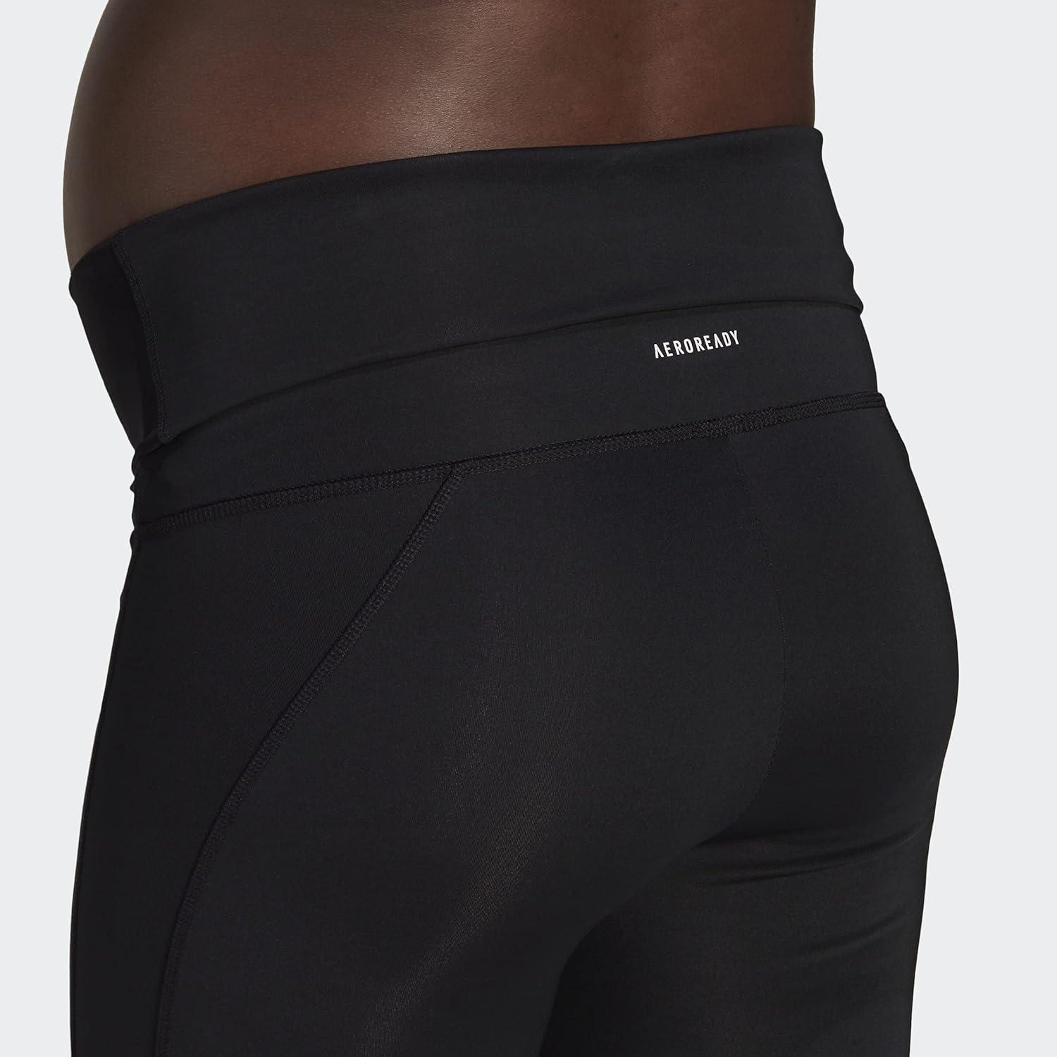 imageadidas Womens Designed 2 Move 78 Sport Tights MaternityBlackWhite