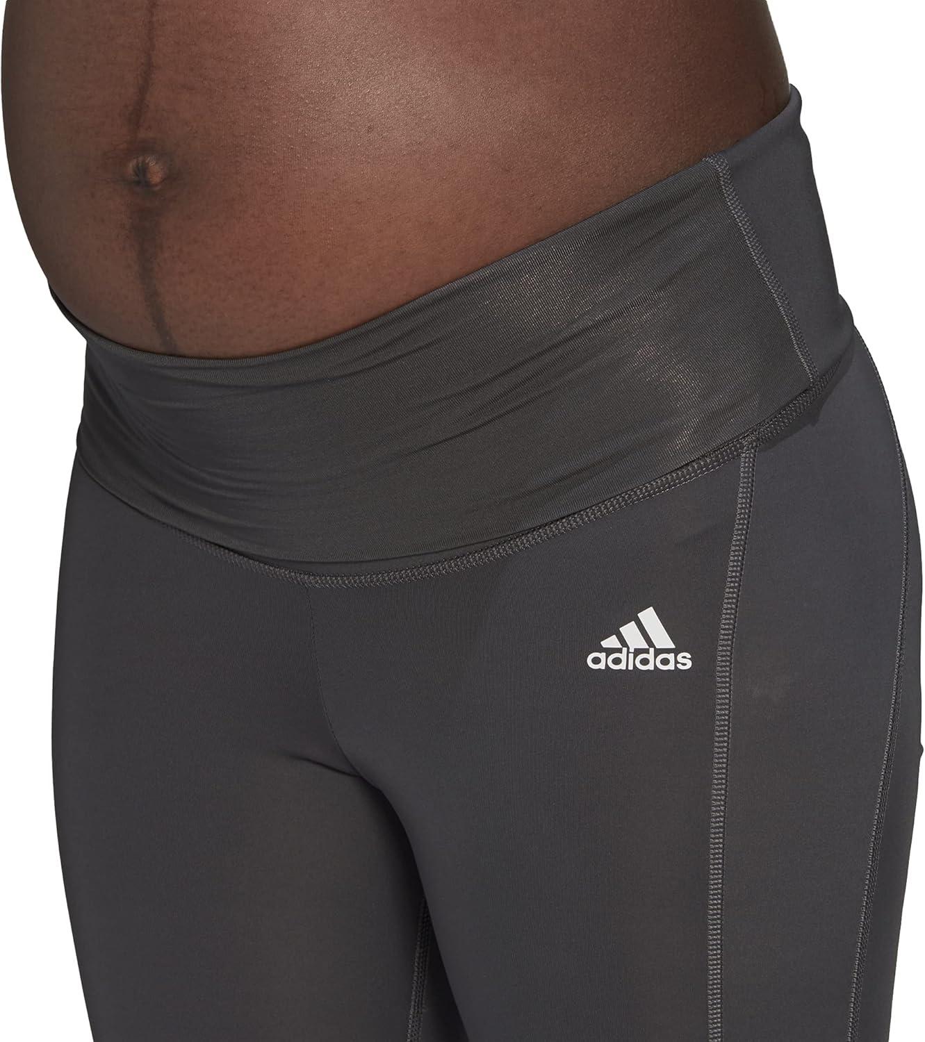imageadidas Womens Designed 2 Move 78 Sport Tights MaternityGreyBlack