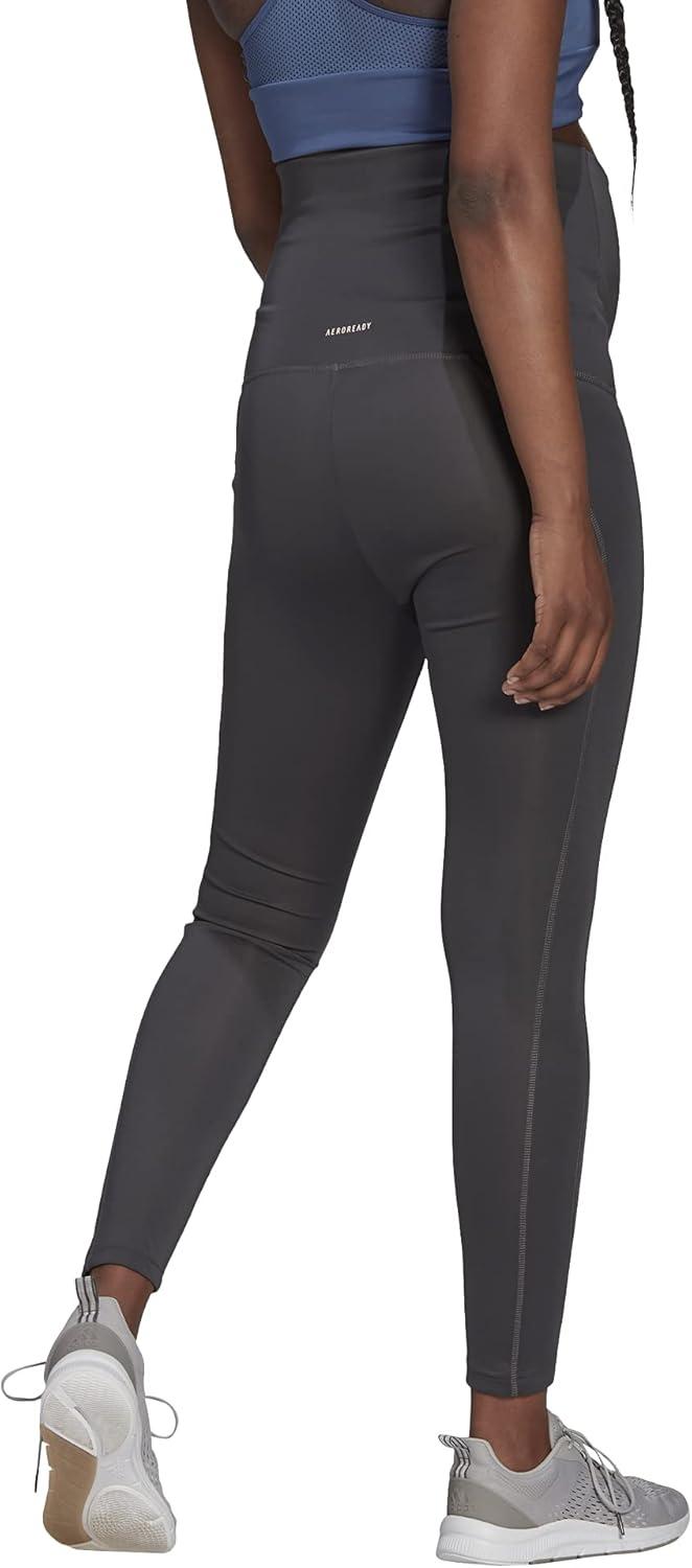 imageadidas Womens Designed 2 Move 78 Sport Tights MaternityGreyBlack