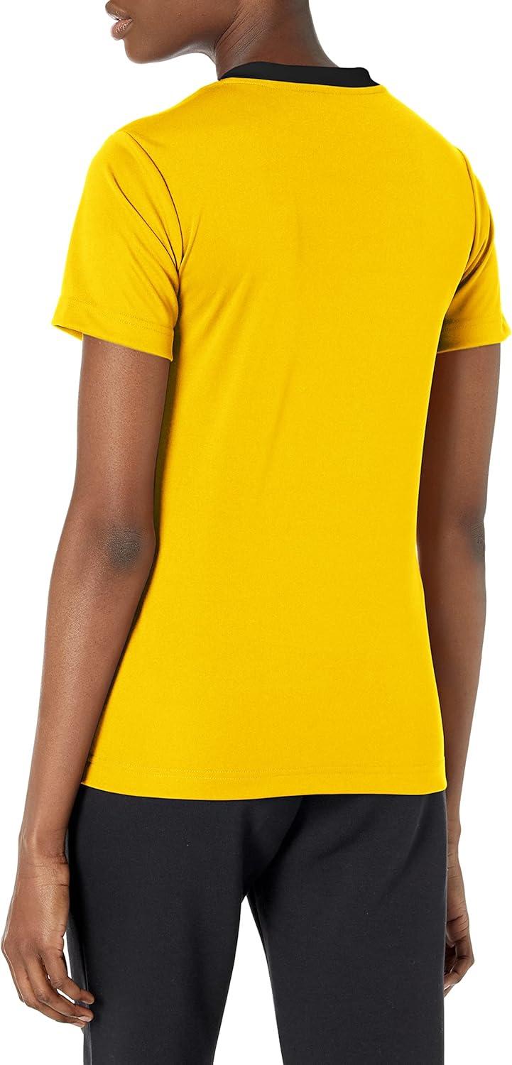 imageadidas Womens Entrada 22 JerseyTeam YellowBlack