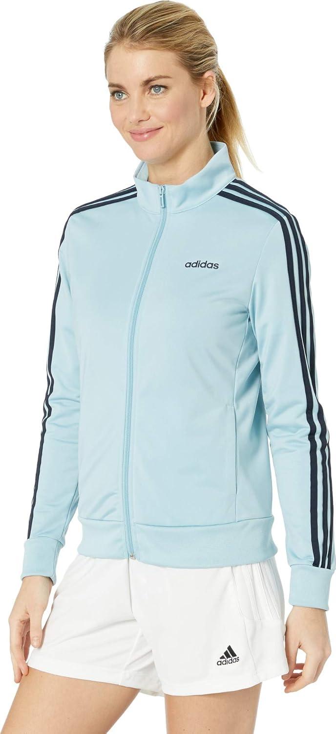 imageadidas Womens Essentials 3Stripe Track JacketAsh Grey