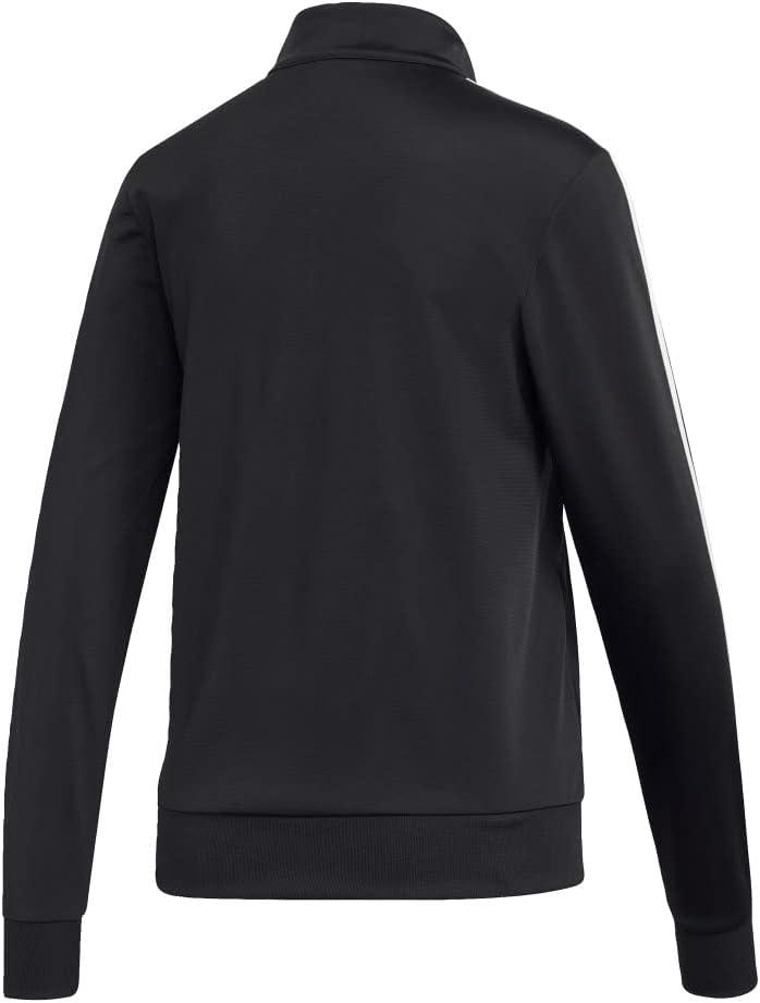imageadidas Womens Essentials 3Stripe Track JacketBlackWhite