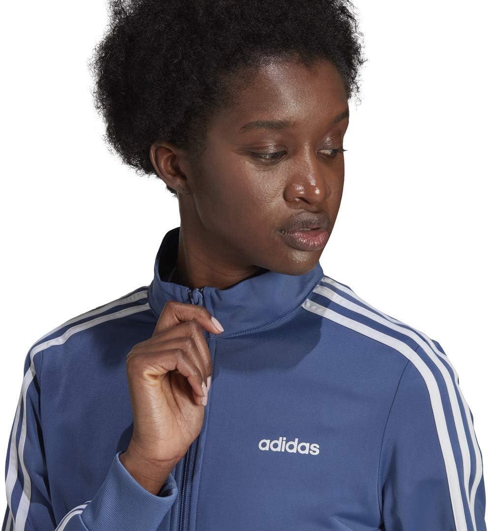 imageadidas Womens Essentials 3Stripe Track JacketCrew Blue