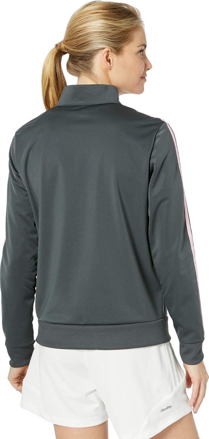 imageadidas Womens Essentials 3Stripe Track JacketDark Grey