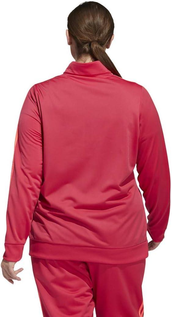 imageadidas Womens Essentials 3Stripe Track JacketPower PinkSignal Pink