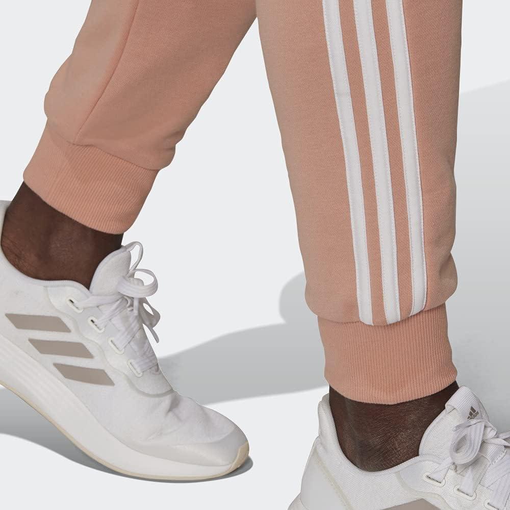 imageadidas Womens Essentials 3Stripes PantsAmbient BlushWhite