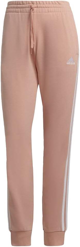 imageadidas Womens Essentials 3Stripes PantsAmbient BlushWhite