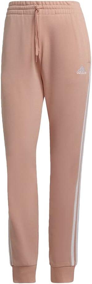 imageadidas Womens Essentials 3Stripes PantsAmbient BlushWhite