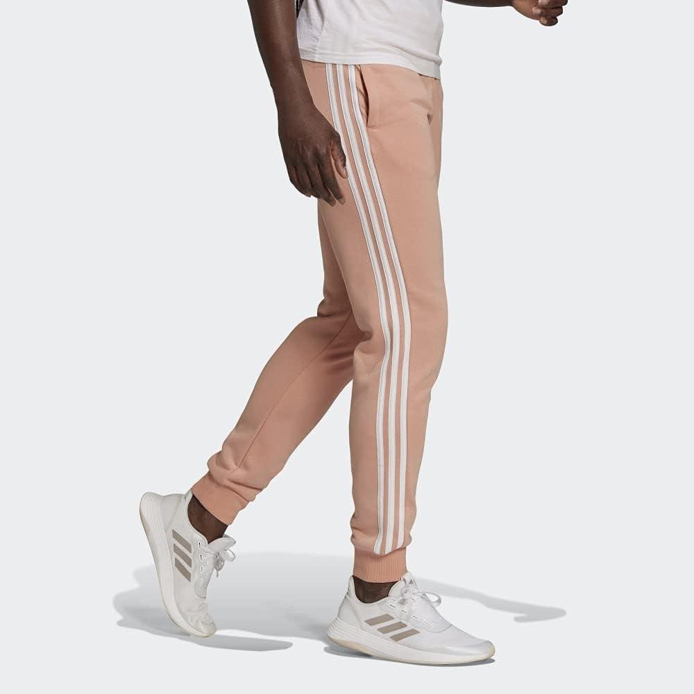 imageadidas Womens Essentials 3Stripes PantsAmbient BlushWhite