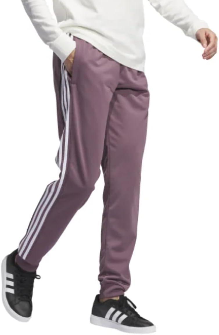 imageadidas Womens Essentials 3Stripes PantsPreloved PurpleWhite