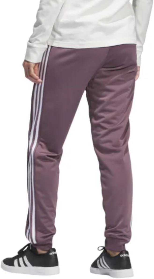 imageadidas Womens Essentials 3Stripes PantsPreloved PurpleWhite