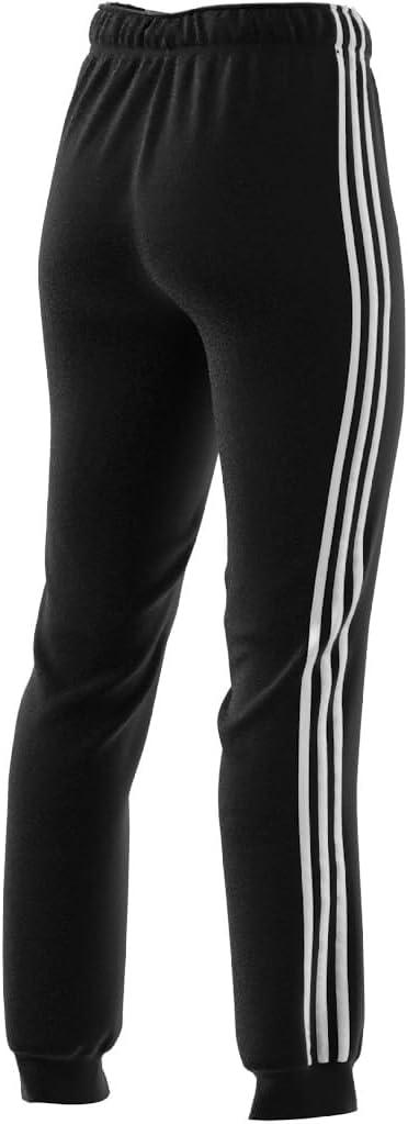imageadidas Womens Essentials Warmup 3Stripes Slim Tapered Track PantsBlack