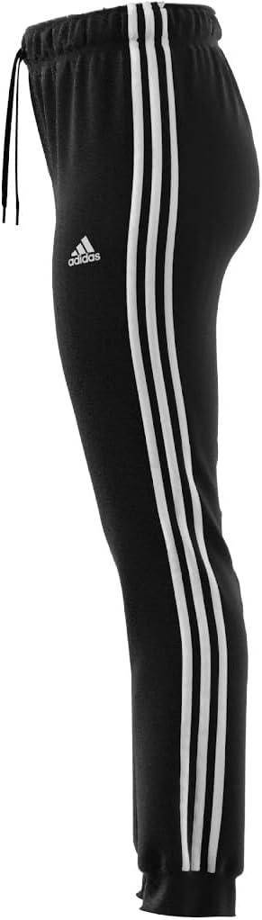 imageadidas Womens Essentials Warmup 3Stripes Slim Tapered Track PantsBlack