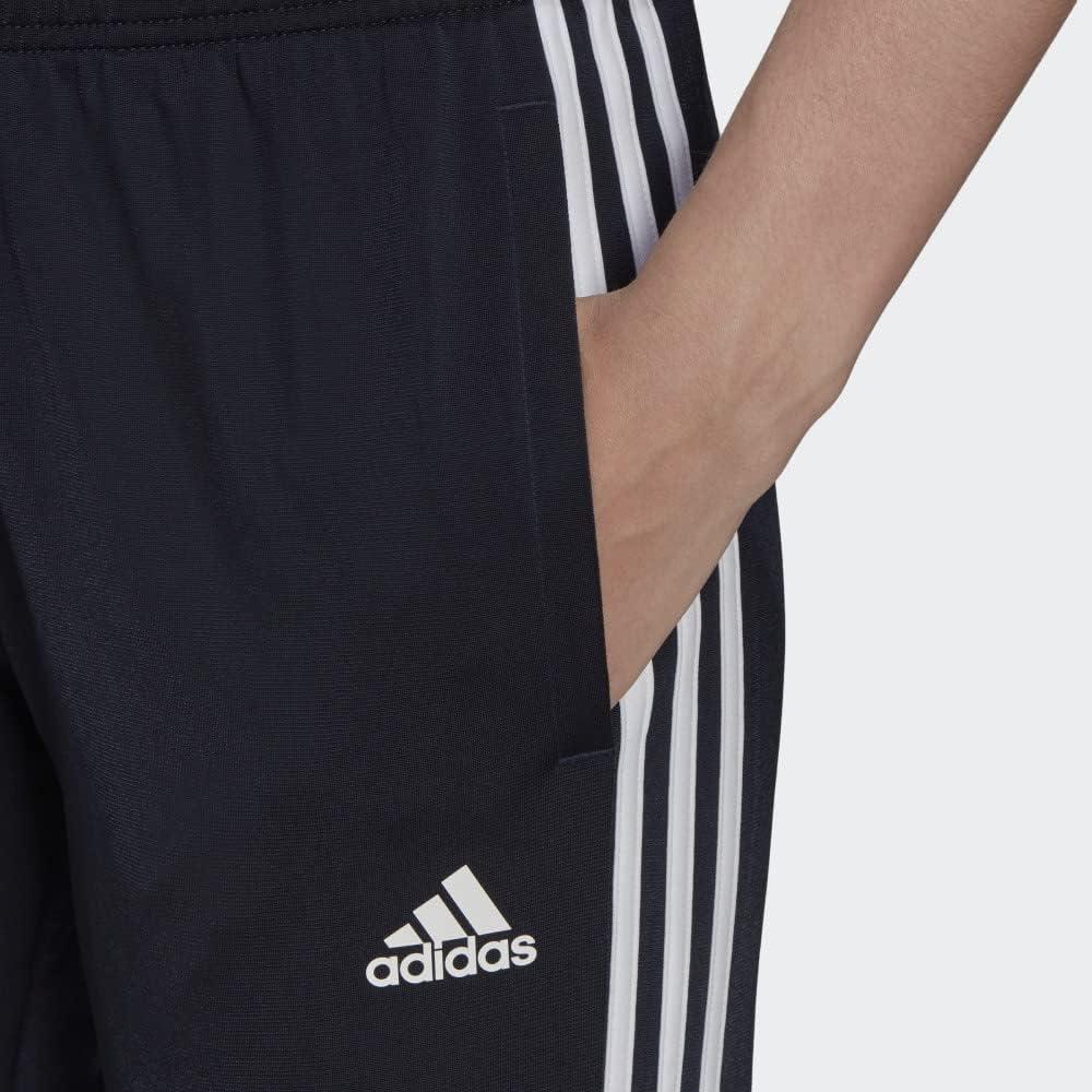 imageadidas Womens Essentials Warmup 3Stripes Slim Tapered Track PantsLegend Ink