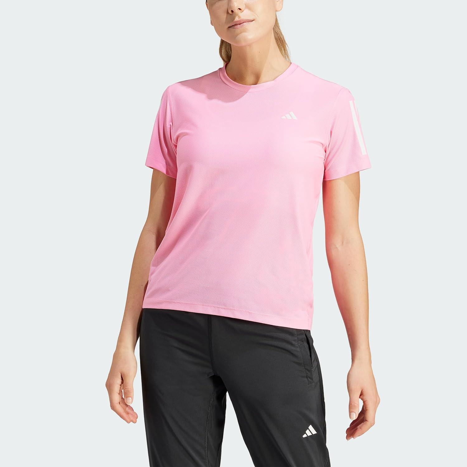 imageadidas Womens Own The Run TeeBliss Pink