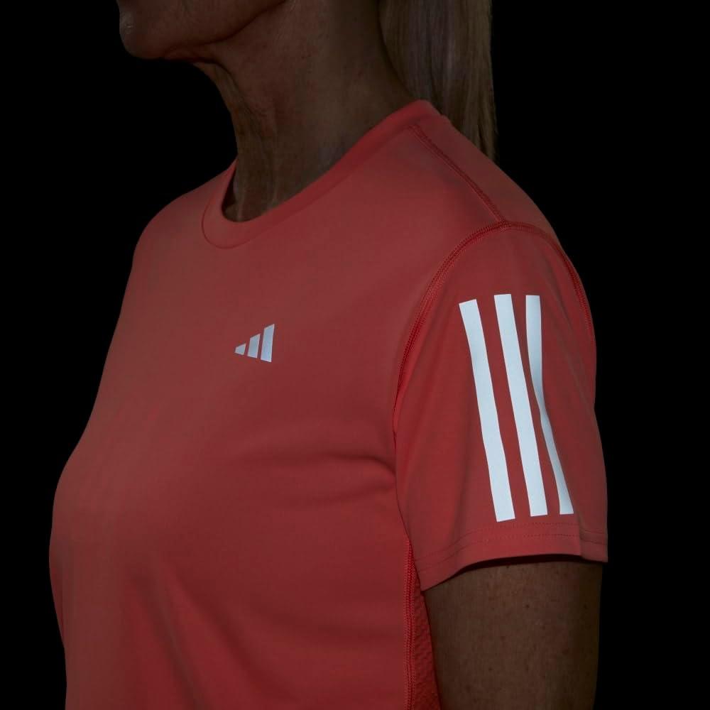 imageadidas Womens Own The Run TeeCoral Fusion