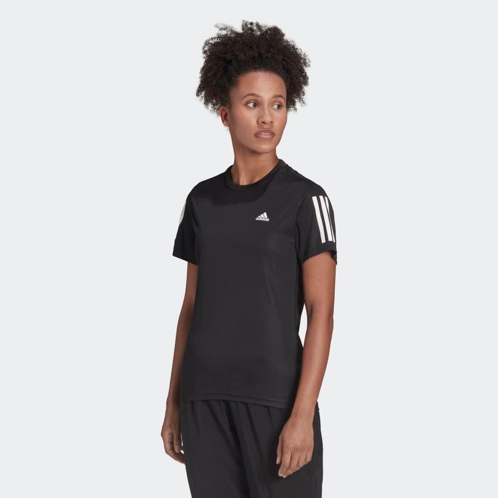 imageadidas Womens Own The Run TeeCore BlackBlack