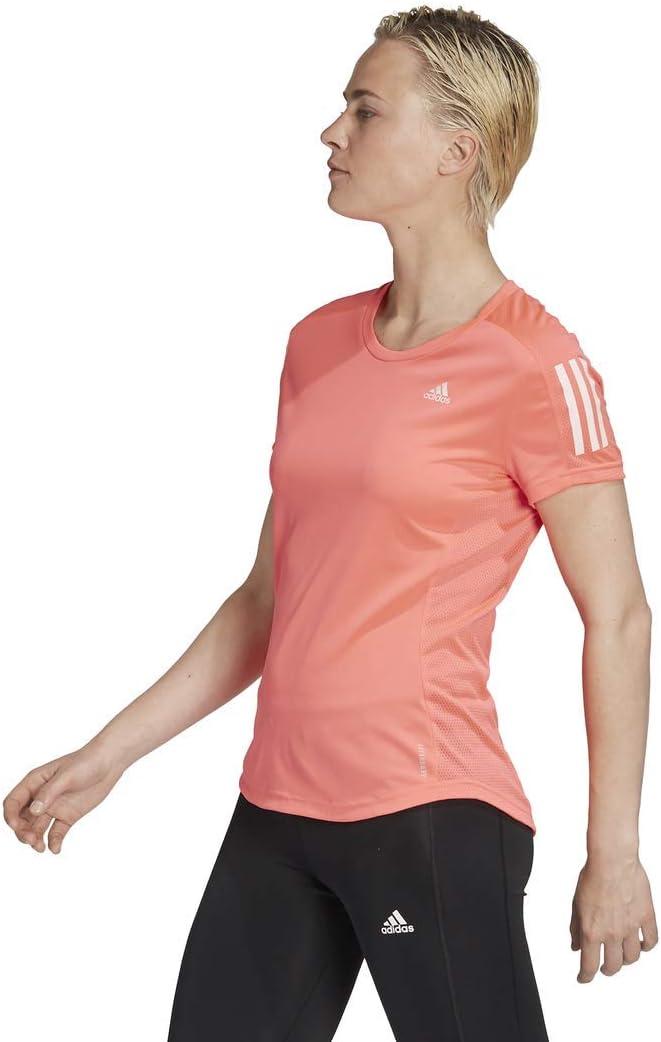 imageadidas Womens Own The Run TeeSignal Pink