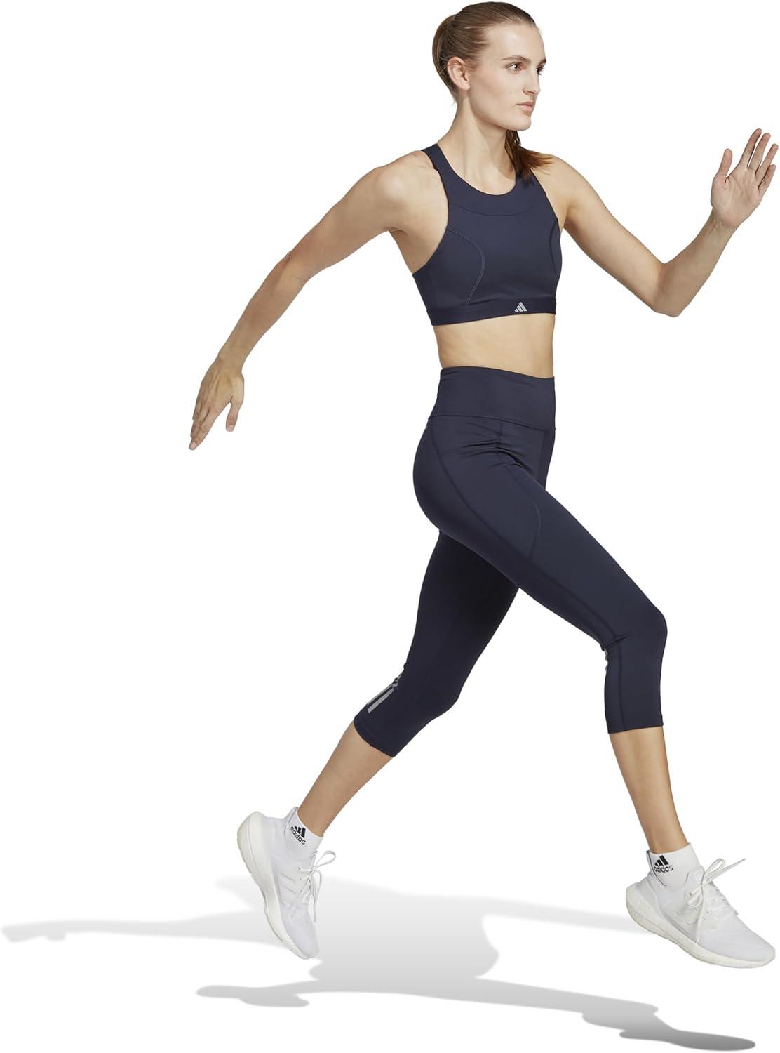 imageadidas Womens Running Medium Support BraInk