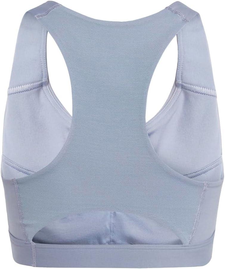 imageadidas Womens Running Medium Support BraSilver Violet