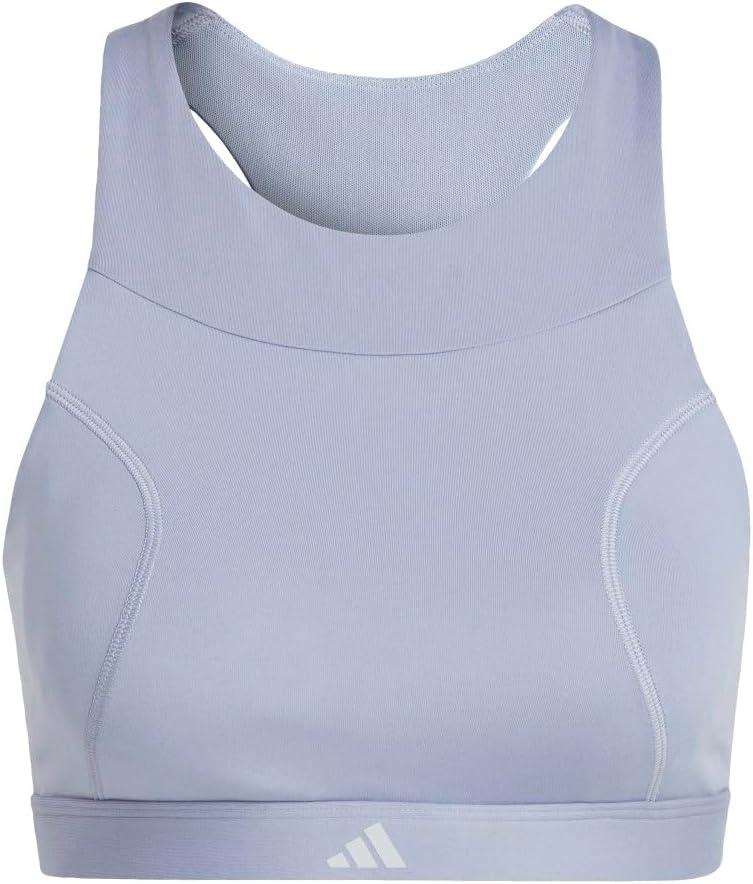 imageadidas Womens Running Medium Support BraSilver Violet