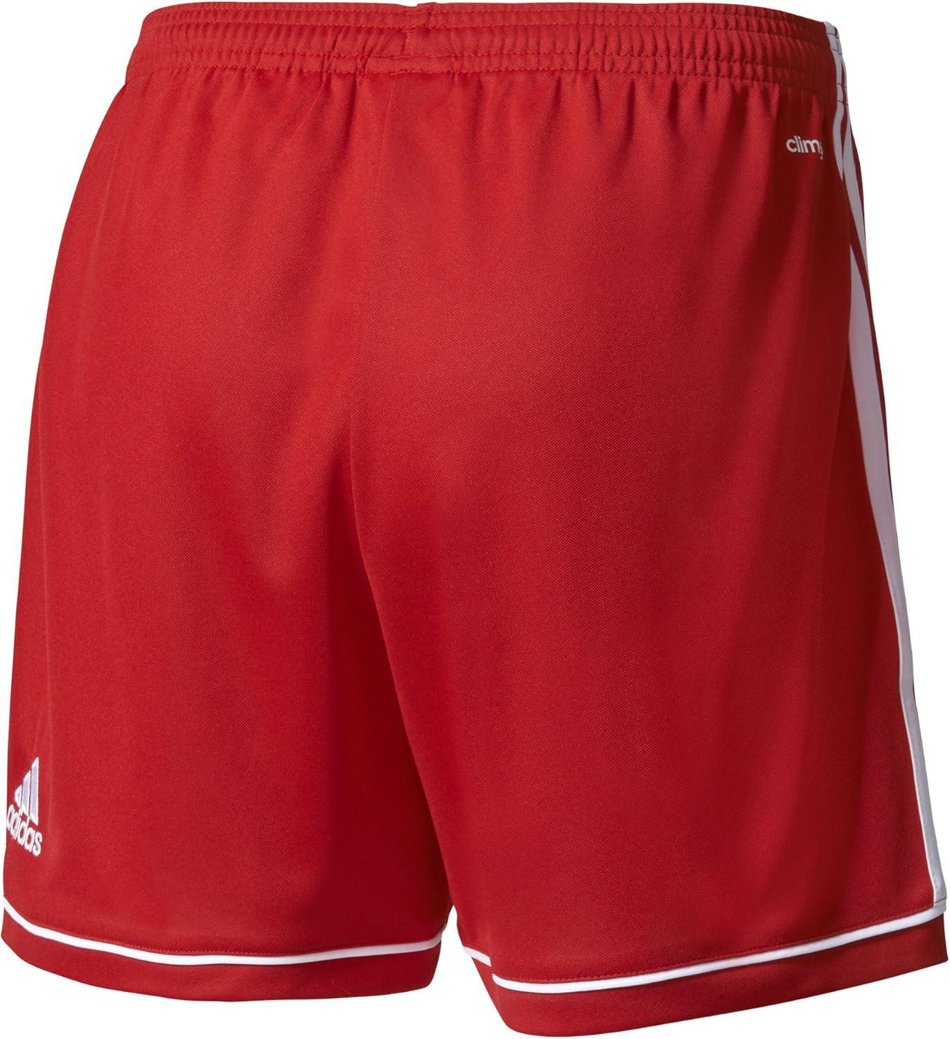 imageadidas Womens Squadra 17 ShortsPower RedWhite Logo