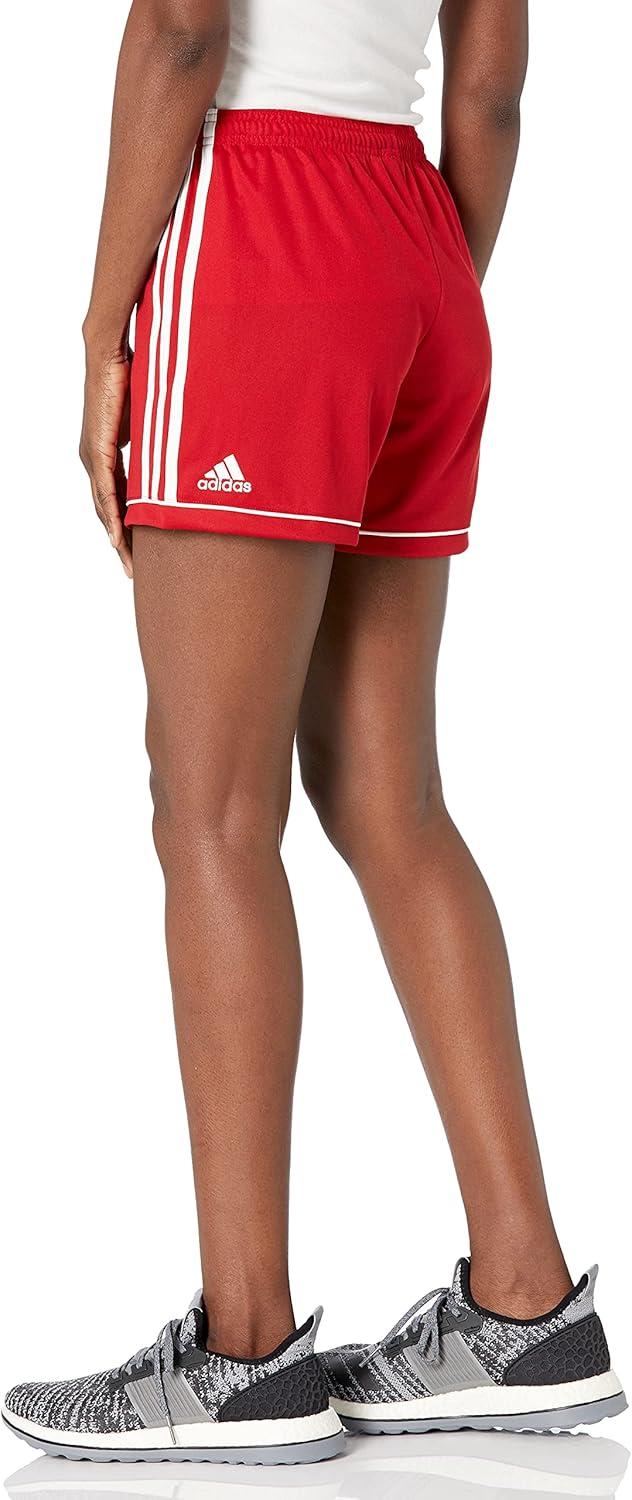 imageadidas Womens Squadra 17 ShortsPower RedWhite Logo