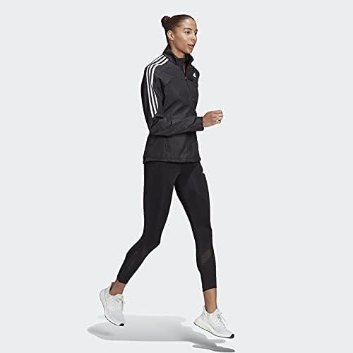 imageadidas womens Marathon 3stripes JacketBlack