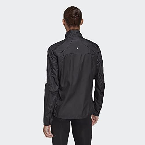 imageadidas womens Marathon 3stripes JacketBlack