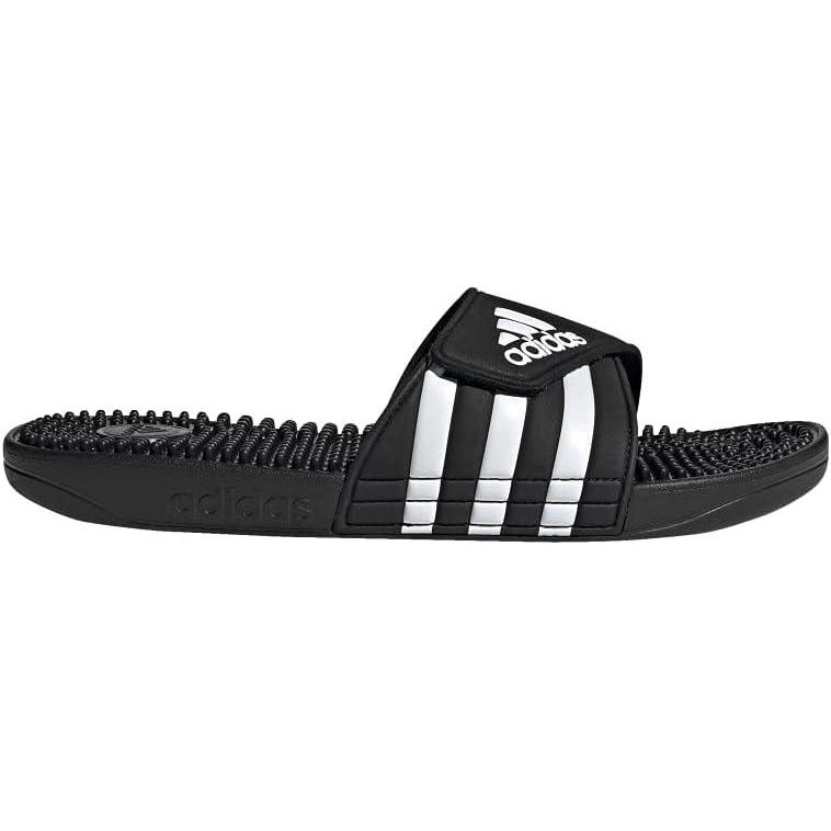 imageadidas Unisex Adult Adissage Slides SandalBlackWhiteBlack
