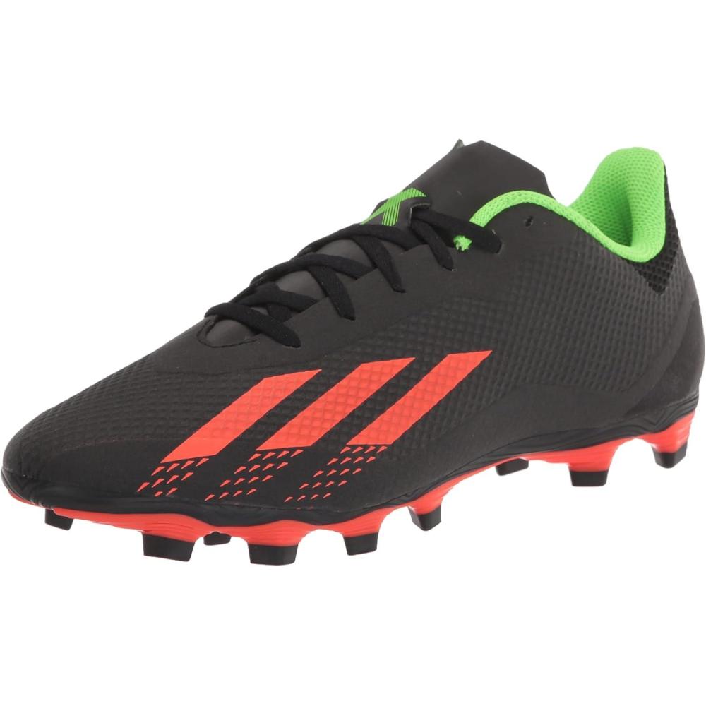 imageadidas Unisex Adult X Speedportal4 Flexible Ground Soccer ShoeBlackSolar RedSolar Green