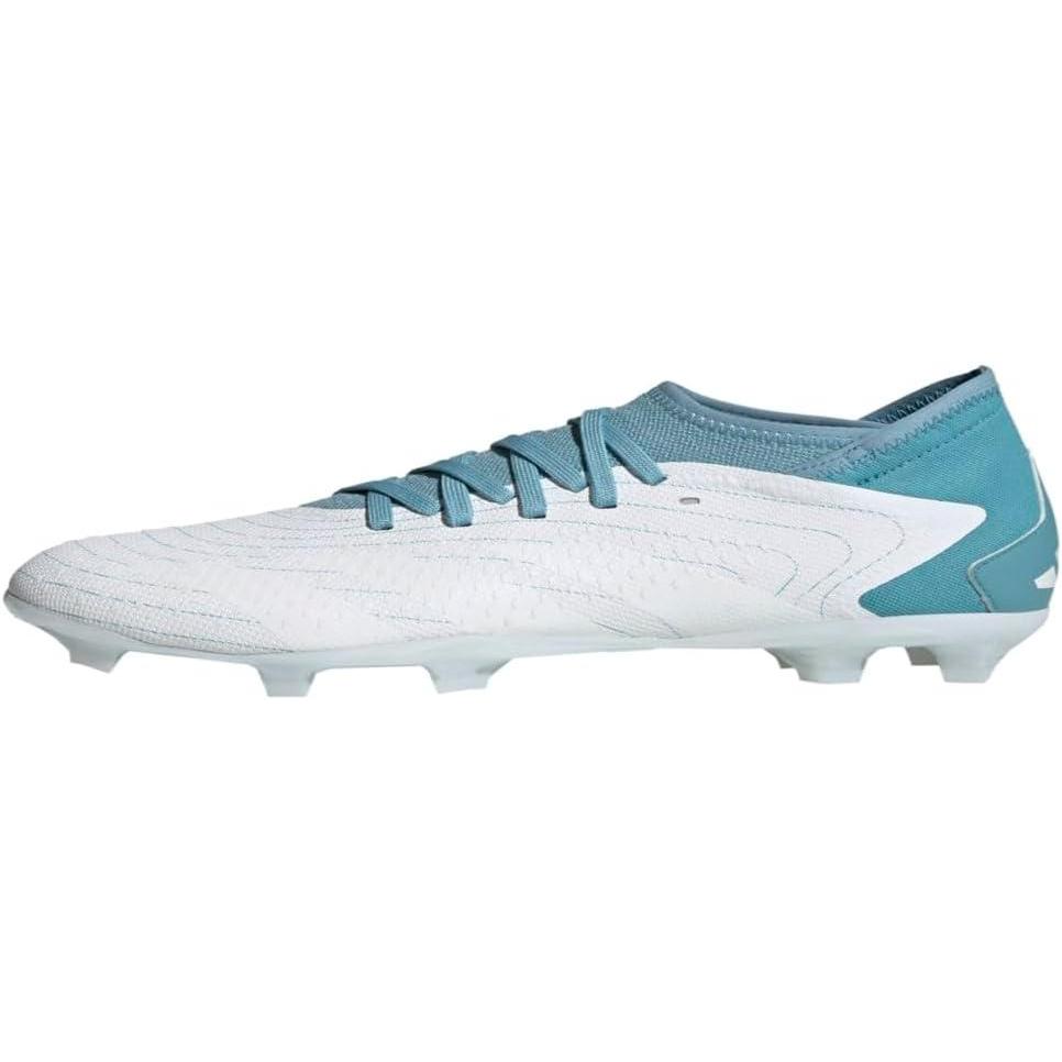 imageadidas UnisexAdult Football Shoes Firm GroundCloud WhiteGrey TwoPreloved Blue